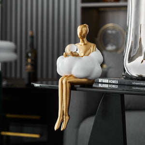 Nodic Home Decorative Figurines Abstract Sculptures and Figurines Living Room Decoration and Table Accessories acacuss