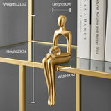 Nodic Home Decorative Figurines Abstract Sculptures and Figurines Living Room Decoration and Table Accessories acacuss