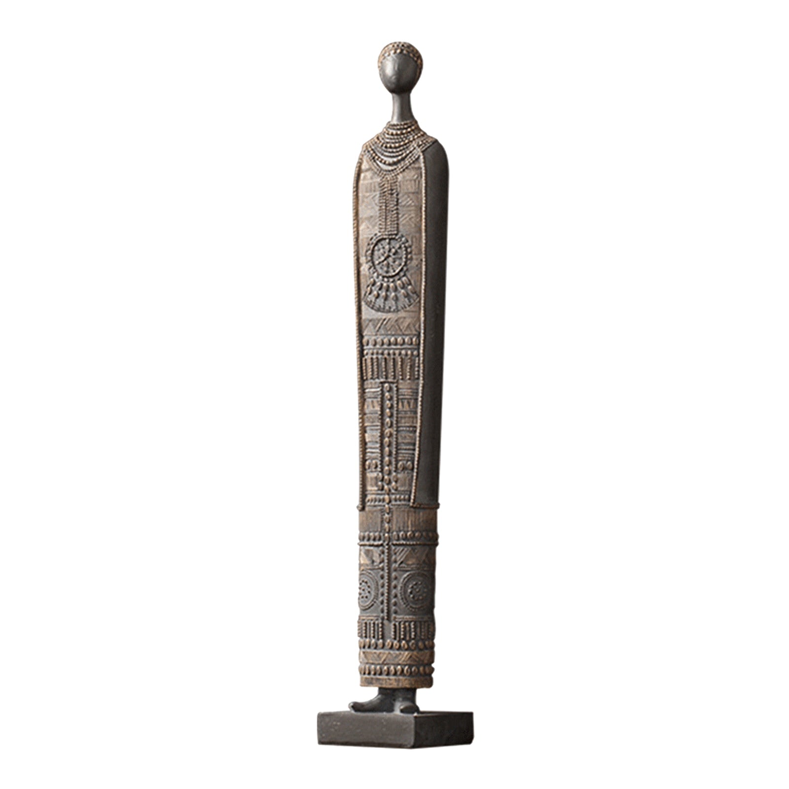 Nordic Abstract African Figures Resin Statue and Sculpture Creative Living Room TV Cabinet Art Decoration Home Decor acacuss