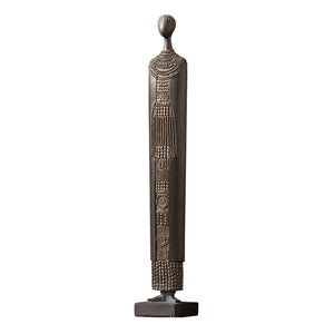 Nordic Abstract African Figures Resin Statue and Sculpture Creative Living Room TV Cabinet Art Decoration Home Decor acacuss