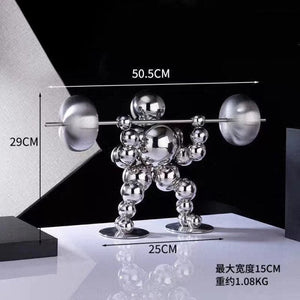 Nordic Abstract Home Decor Metal Ornaments Figurine Sports Style Statue Tabletop Decoration Figurine Nordic Style Decoration Creative Gift - ACACUSS