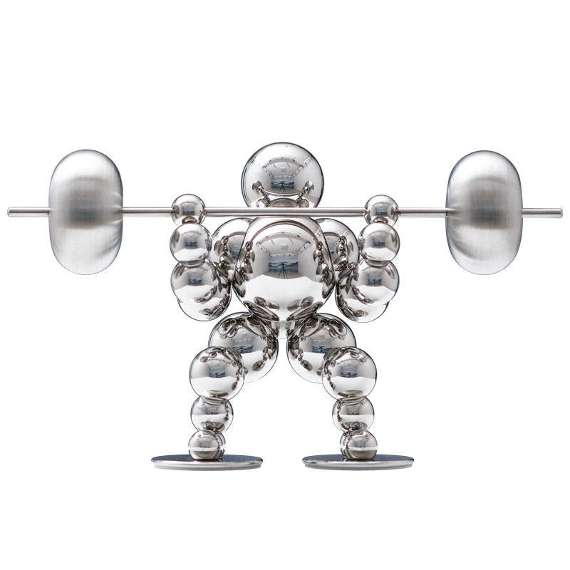 Nordic Abstract Home Decor Metal Ornaments Figurine Sports Style Statue Tabletop Decoration Figurine Nordic Style Decoration Creative Gift - ACACUSS