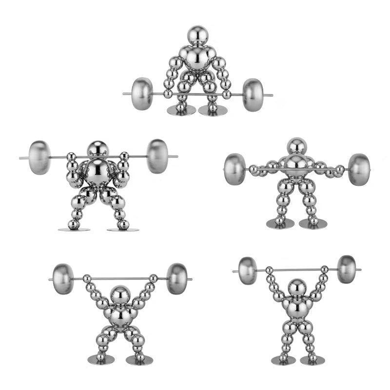 Nordic Abstract Home Decor Metal Ornaments Figurine Sports Style Statue Tabletop Decoration Figurine Nordic Style Decoration Creative Gift - ACACUSS