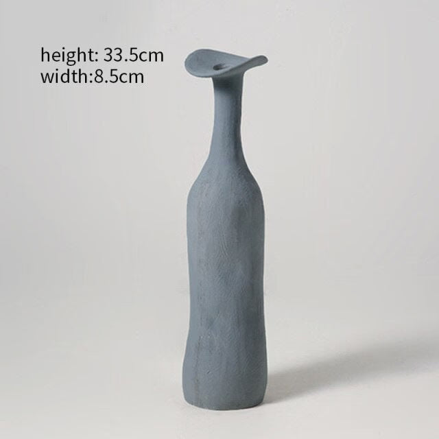 Unique Handmade Nordic Colorful vase for Bookshelf Home Decor or housewarming new home gift - ACACUSS