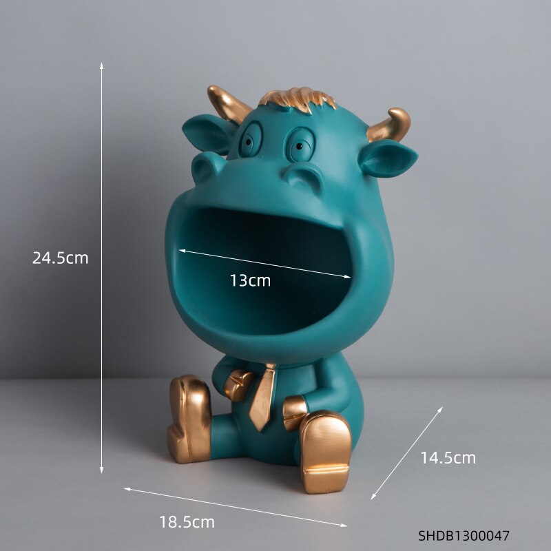 Nordic Golden Geometric Cat Sculpture Modern Decorative Key Snack Storage Abstract Animal Statue Desk Accessories Home Decor acacuss