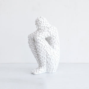 Nordic Home Decoration Resin Sculpture Bookshelf Character Statue Bookends Living Room Office Furnishings Creative Crafts acacuss