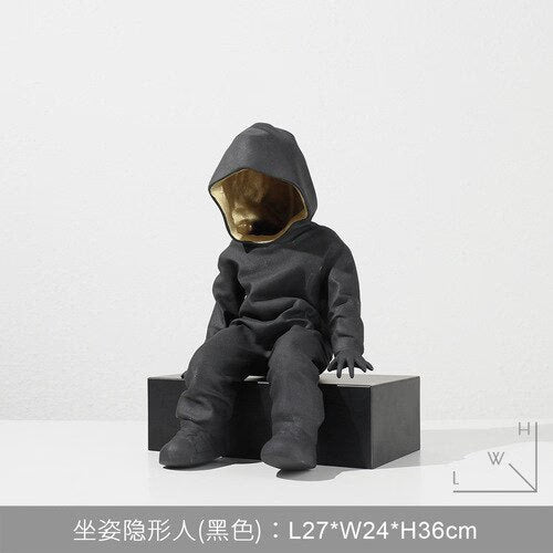Nordic Large Figurines for Interior Luxury Ornaments for Home Modern Model Aesthetic Room Decor Living Room Decoration Gift Idea acacuss