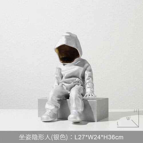 Nordic Large Figurines for Interior Luxury Ornaments for Home Modern Model Aesthetic Room Decor Living Room Decoration Gift Idea acacuss