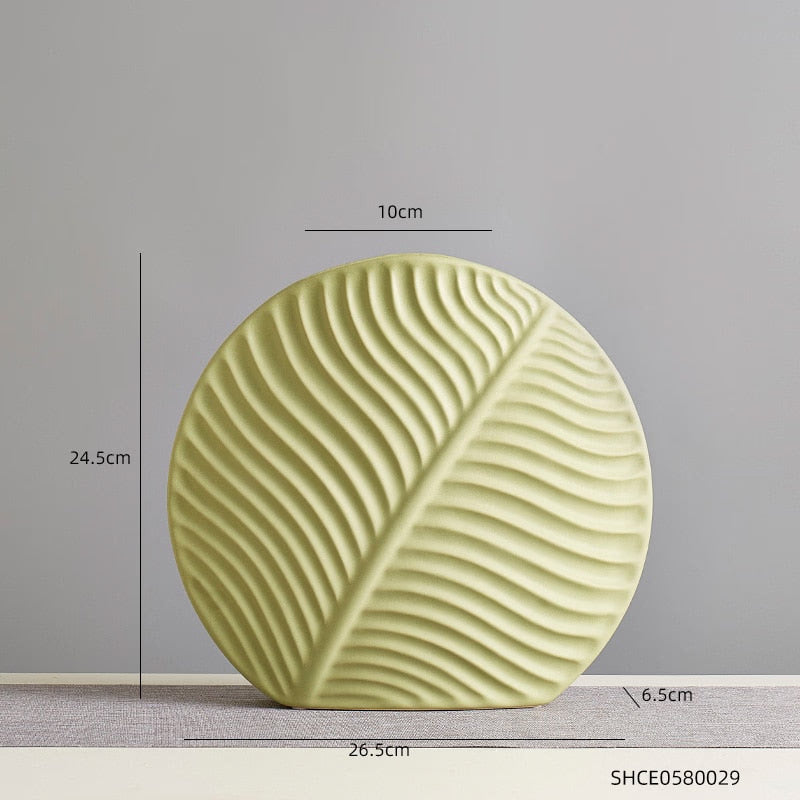 Nordic Modern Home Decor Ceramic Flower Vases Decor Living Room Interior Tabletop Vase Creative Arts Accessories Decorative acacuss