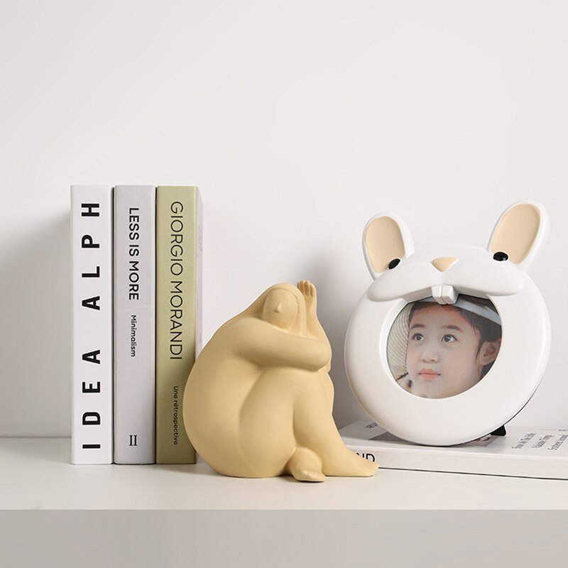 Nordic Plump Woman Ceramic Character Sculpture Home Living Room Decoration Accessories Bedroom Office Wine Cabinet Art Ornaments acacuss