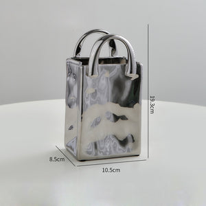 Nordic Portable Vase Ceramic Flower Vase Modern Home Decor Accessories Living Room Decoration Garden Bedroom Ornaments acacuss