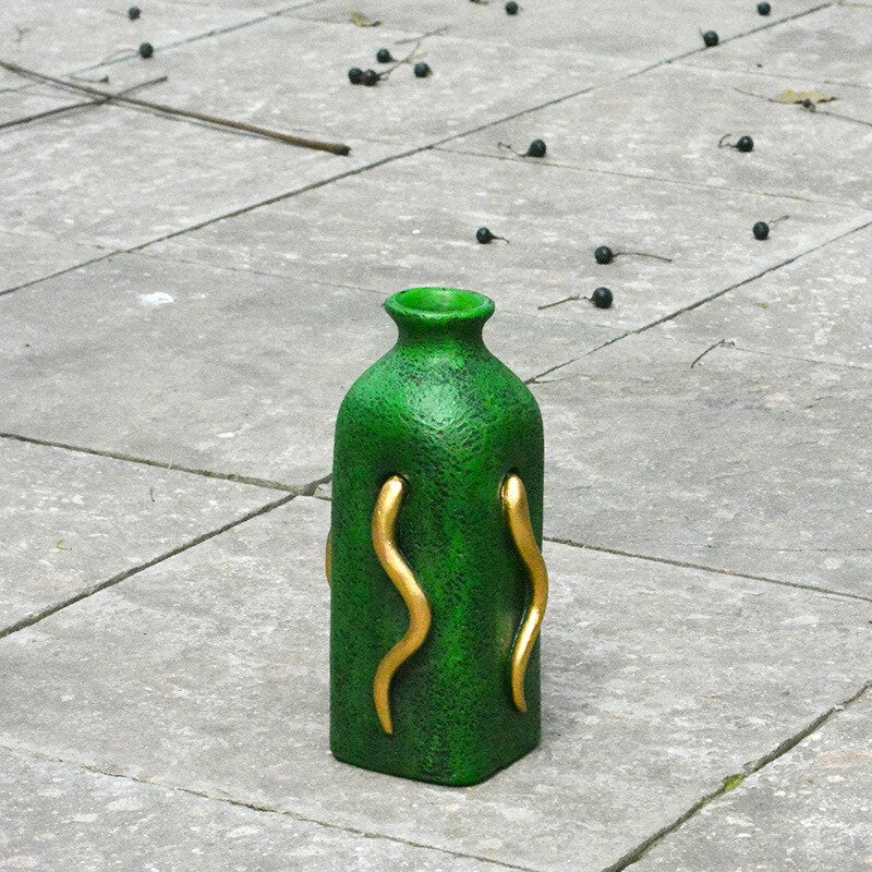 Nordic style creative home vase decoration, living room porch decoration, handicraft decoration acacuss