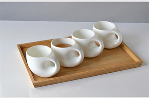 Novelty gift, 240ML, Water Drop Designe, bone china creative nespresso coffee cup, ceramic beer mug acacuss