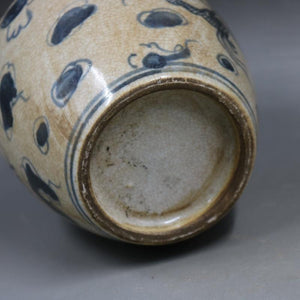 Opening Blue and White Dragon Pattern Porcelain Chinaware Ceramics Pot Jar Jug Vase acacuss