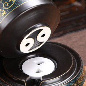 ACACUSS Oriental Chinese Gongfu Tea Set Unique TeaPot Lazy Stone Mill Automatic Ceramic Tea Set - ACACUSS