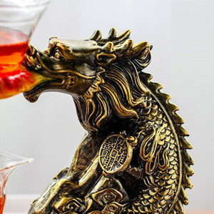 ACACUSS Oriental Dragon Tea Set Infuser | Chinese Vintage Tea Set | Tureen Tea Cups - ACACUSS