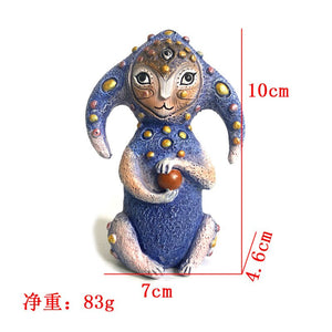 Outdoor Garden Three Eyes Alien Magic Alien Resin Decoration Courtyard Design Art Decoration acacuss