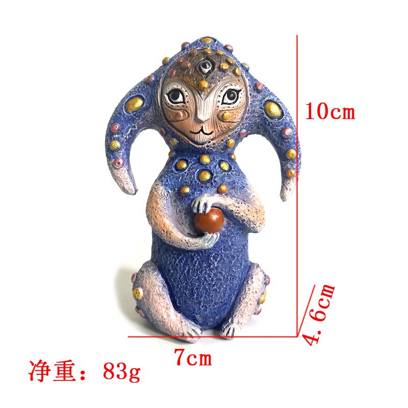 Outdoor Garden Three Eyes Alien Magic Alien Resin Decoration Courtyard Design Art Decoration acacuss