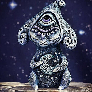 Outdoor Garden Three Eyes Alien Magic Alien Resin Decoration Courtyard Design Art Decoration acacuss