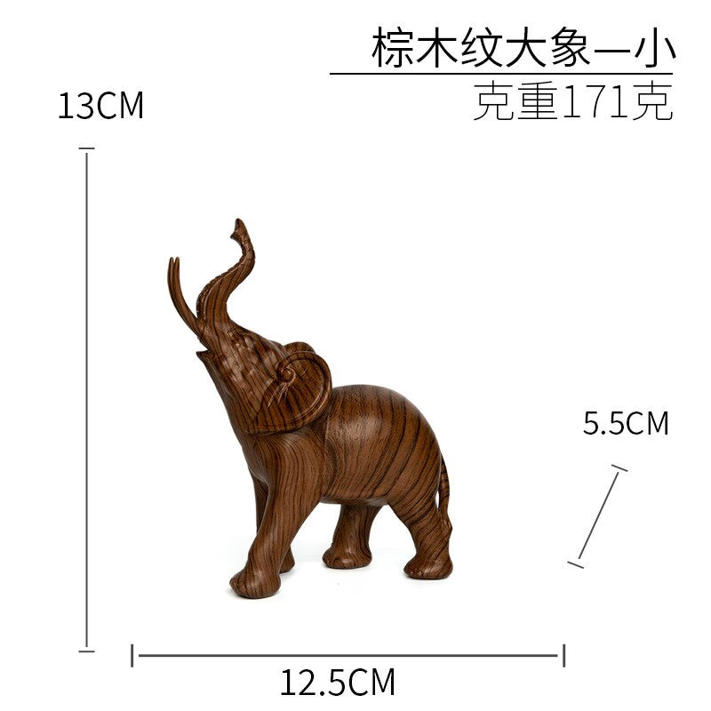 Painting Art Elephant Sculptures Modern Figurines Home Decoration Resin Animal Statue Nordic LivingRoom Interior Decor Girl Gift acacuss