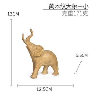 Painting Art Elephant Sculptures Modern Figurines Home Decoration Resin Animal Statue Nordic LivingRoom Interior Decor Girl Gift acacuss