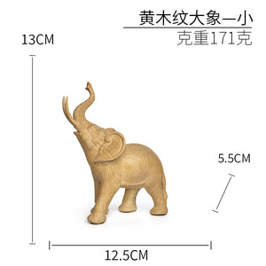 Painting Art Elephant Sculptures Modern Figurines Home Decoration Resin Animal Statue Nordic LivingRoom Interior Decor Girl Gift acacuss