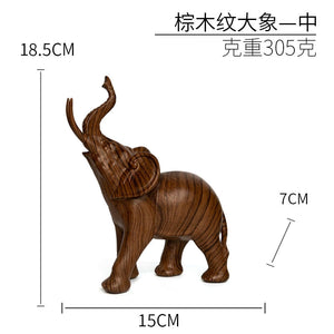 Painting Art Elephant Sculptures Modern Figurines Home Decoration Resin Animal Statue Nordic LivingRoom Interior Decor Girl Gift acacuss