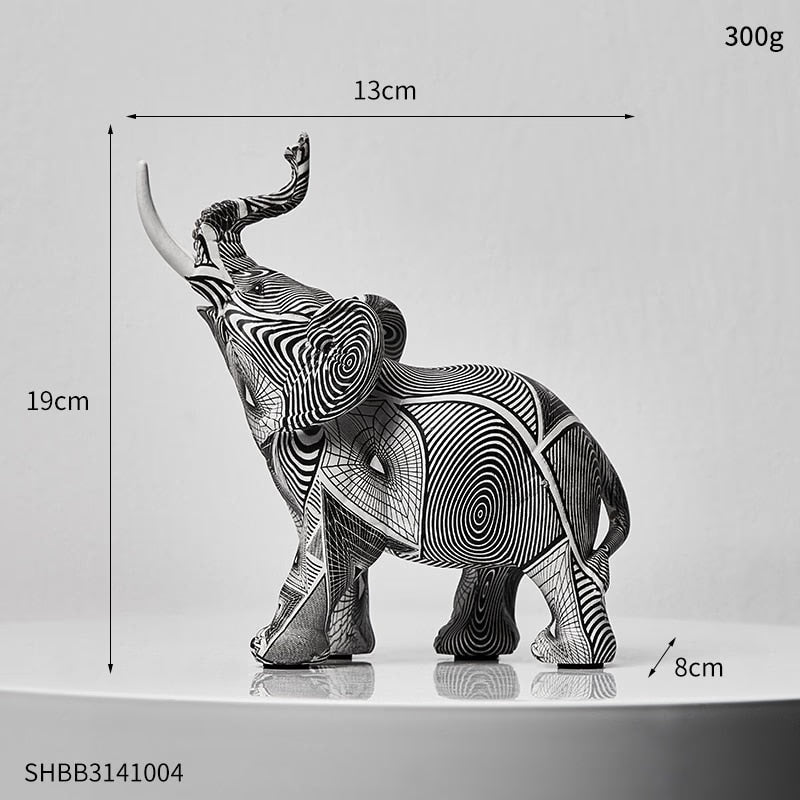 Painting Art Elephant Sculptures &amp; Figurines Modern Decoration Home Resin Animal Statue Nordic Living Room Nordic Interior Decor acacuss