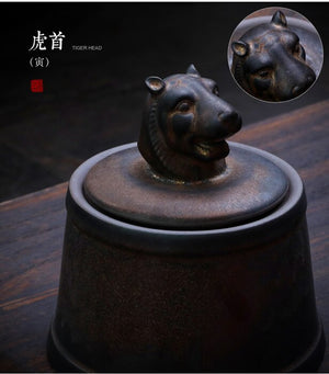 Pet Ashes Cremation Holder Urns Dog Cat Memorial Casket Animal Funeral Keepsake 500g Large Capacity Pig Horse OX Caskets Copper acacuss
