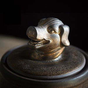 Pet Ashes Cremation Holder Urns Dog Cat Memorial Casket Animal Funeral Keepsake 500g Large Capacity Pig Horse OX Caskets Copper acacuss