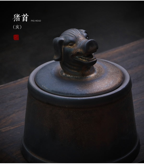 Pet Ashes Cremation Holder Urns Dog Cat Memorial Casket Animal Funeral Keepsake 500g Large Capacity Pig Horse OX Caskets Copper acacuss
