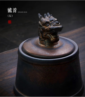 Pet Ashes Cremation Holder Urns Dog Cat Memorial Casket Animal Funeral Keepsake 500g Large Capacity Pig Horse OX Caskets Copper acacuss