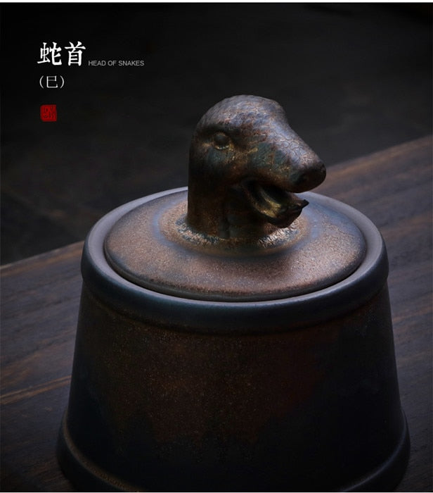 Pet Ashes Cremation Holder Urns Dog Cat Memorial Casket Animal Funeral Keepsake 500g Large Capacity Pig Horse OX Caskets Copper acacuss