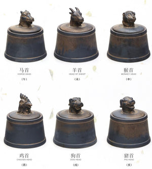 Pet Ashes Cremation Holder Urns Dog Cat Memorial Casket Animal Funeral Keepsake 500g Large Capacity Pig Horse OX Caskets Copper acacuss