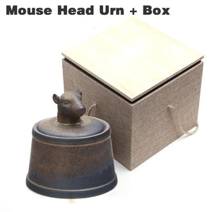 Pet Ashes Cremation Holder Urns Dog Cat Memorial Casket Animal Funeral Keepsake 500g Large Capacity Pig Horse OX Caskets Copper acacuss