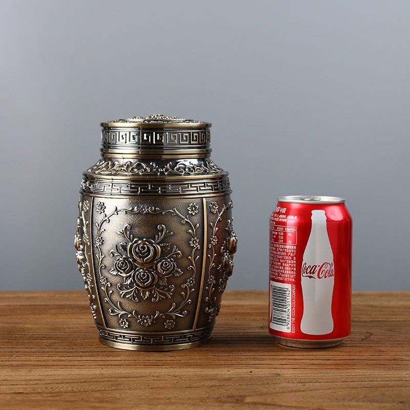 Pet Memorial Keepsake Urns Container For Ashes Coffin Box Urns For Human Ashes Metal Cremation Urns Small Animal Urn Funeral acacuss
