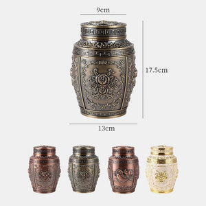 Pet Memorial Keepsake Urns Container For Ashes Coffin Box Urns For Human Ashes Metal Cremation Urns Small Animal Urn Funeral acacuss