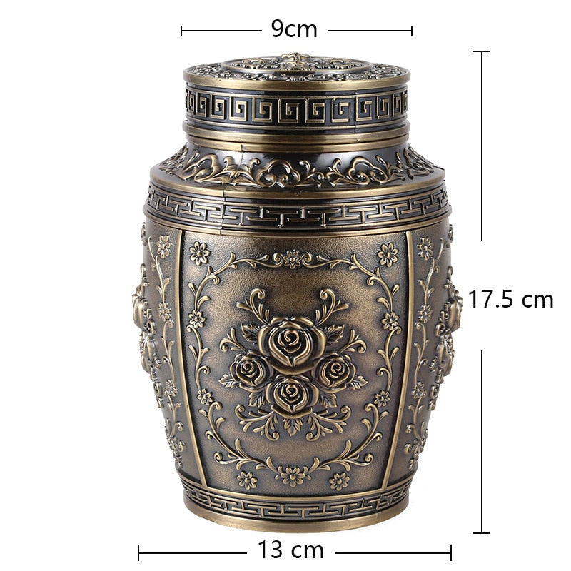 Pet Memorial Keepsake Urns Container For Ashes Coffin Box Urns For Human Ashes Metal Cremation Urns Small Animal Urn Funeral acacuss