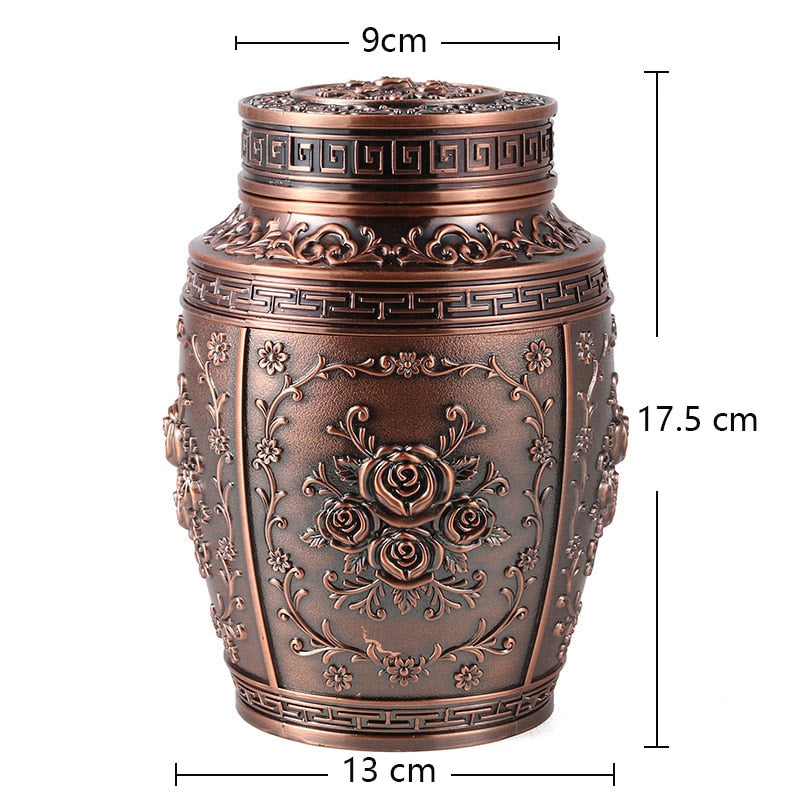 Pet Memorial Keepsake Urns Container For Ashes Coffin Box Urns For Human Ashes Metal Cremation Urns Small Animal Urn Funeral acacuss