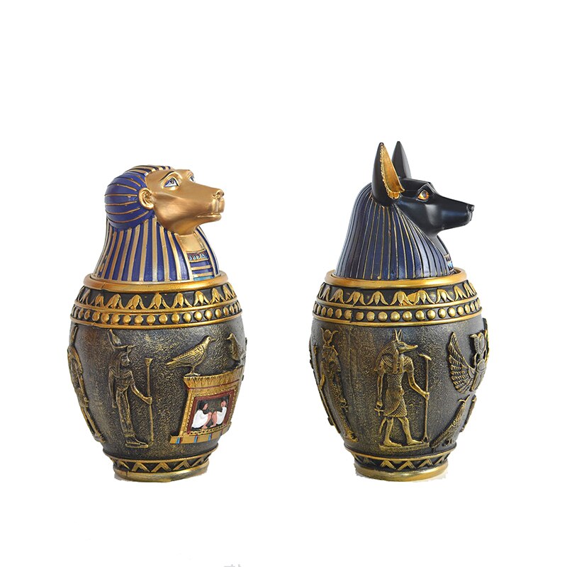 Pet Urns Pet Dog Cat Birds Human Cremation Ashes Urn Egypt Sacrifice Decoration Keepsake Columbarium Pets Memorials Ashes Altar acacuss