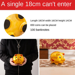 Pig Piggy Bank Saving Secret Large Living Room Cute Ceramic Hidden Safe Coin Money Box Kawaii Paper Money Alcancia Home Decor acacuss