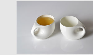 Plain white bone china tea pot & cup set , water drop shape, five-piece set, english tea set, teapot for tea, ceramic coffee set acacuss