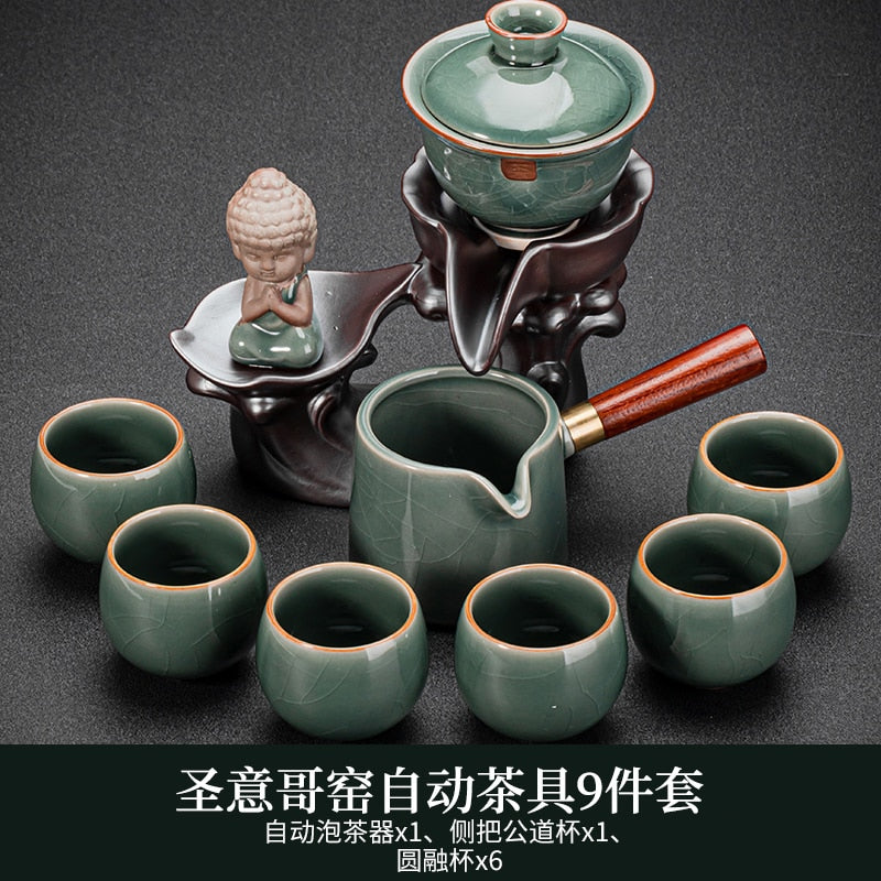 Porcelain Chinese Ceremony Tea Set Bowl Accessories Pair 6 Persons Tool Tea Set Luxury Chinese Style Taza Mate Tableware AB50TS acacuss