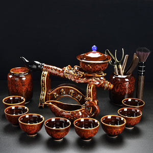 Porcelain Gaiwan Chinese Tea Set Complete Set Puer Chinese Portable Tea Set Luxury Vintage Juego De Te Tea Ceremony acacuss