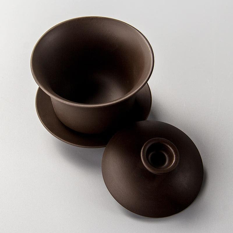 Porcelain Gaiwan Solid Color Tea Bowl with Saucer Lid Kit Master Tea Tureen Teaware Drinkware Decor Chinese Kung Fu Tea Set acacuss