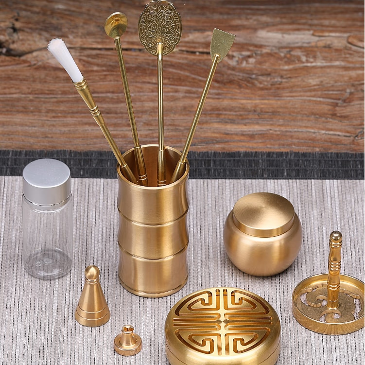 Powder Incense Burner Brass Kit - acacuss