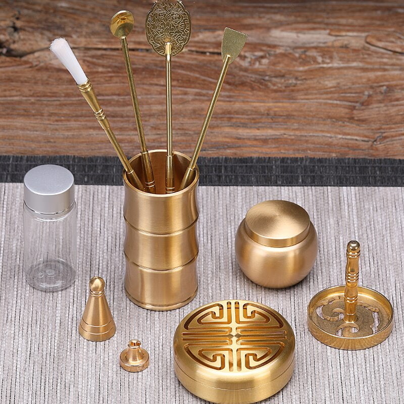Powder Incense Burner Brass Kit - acacuss