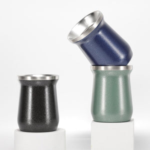 Practical Mate Cup Stainless Steel Tea Cup with Straw Anti-rust Portable Drinking Mate Cup Drinking Water acacuss