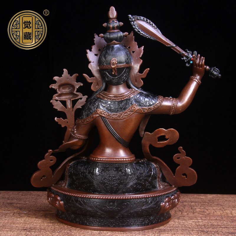 Pure Copper Manshu Bodhisattva/Buddha Statue Ornaments Manshu Tibetan Buddhism Tantra Nepal Crafts Worship acacuss