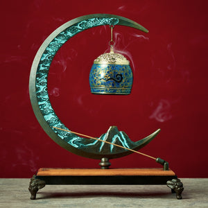 Pure copper aromatherapy furnace indoor hanging incense burner household large incense insert line incense burner ornaments acacuss